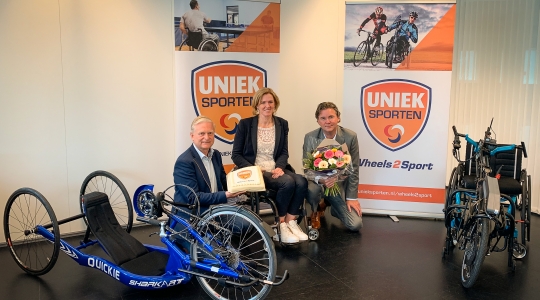 Welzorg Nederland WMO John Naborn Wheel2 sport Fonds Gehandicaptensport Nike Boor Monique Kalkman John Naborn