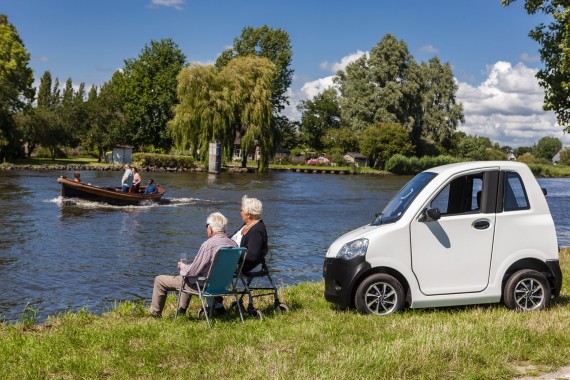 elektrische invalideauto zonder rijbewijs