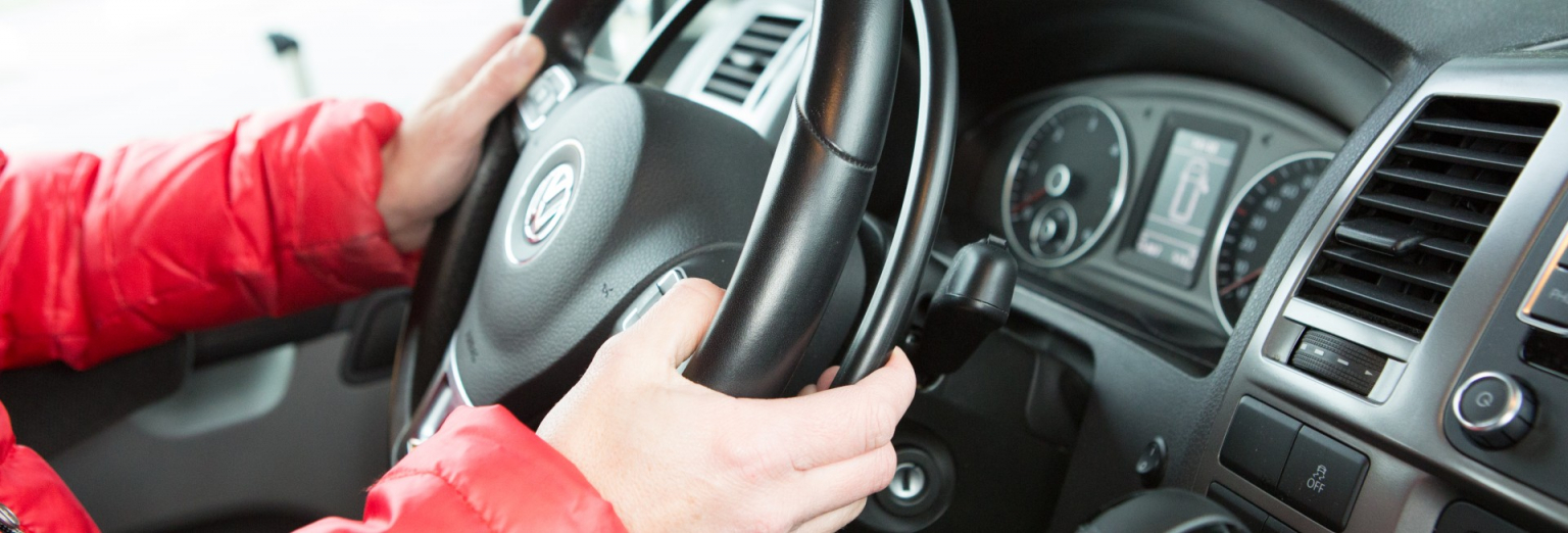 Handbediening auto handgas en bedrijfsrem