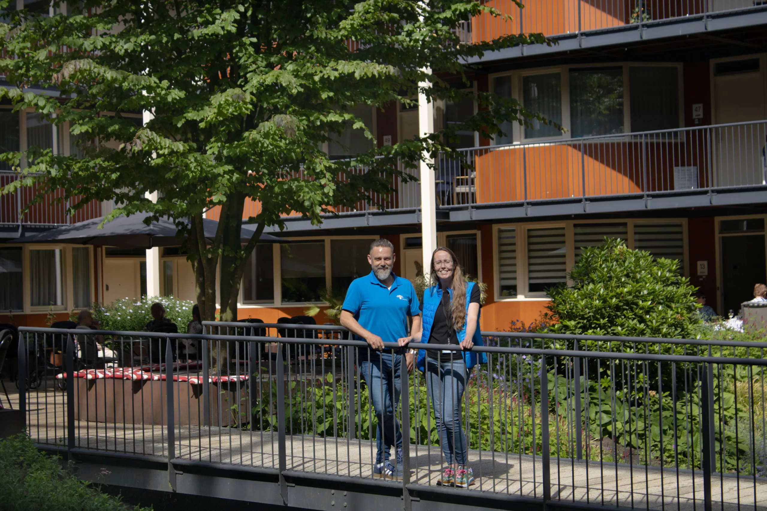 Hilde Hess en Harold van Lieshout, gebiedsregisseurs, van de gemeente Geldrop-Mierlo