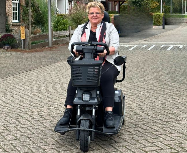 Scootmobiel abonnement gebruiker Karin